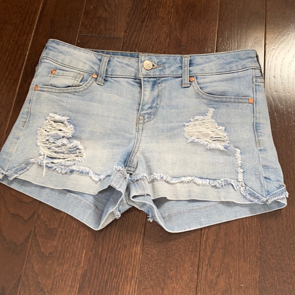 Denim shorts